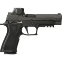 SIG SAUER M17 9mm 4.7in 2x21rd/1x17rd Black Striker-Fired Pistol w/ RomeoM17 (WM17-9-PRO-BLK-MS-RM17) - Sig Sauer