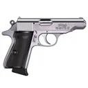 WALTHER PP .32 ACP 3.9in 8rd Stainless Semi-Automatic Pistol (4796029) - Walther