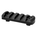 WARNE M-LOK 5-Slot Black Rail (6202M) - Warne