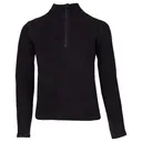 HOT CHILLYS Youth La Montana Black/Black Zip Top (HC9565-103) - Hot Chillys