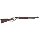 HENRY REPEATING ARMS H010 Spirit Of The Corps .45-70 Gov't 22in 4rd Nickel Engraved American Walnut Lever-Action Rifle (H010BGMC) - Henry Repeating Arms