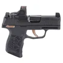 SIG SAUER P365 ROSE  .380 ACP 3.1in 2x 10rd Mags Manual Safety Striker-Fired Pistol with ROMEO-RS (365-380-ROSE-MS-RS) - Sig Sauer