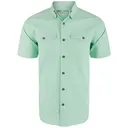 DRAKE WATERFOWL Men's Frat Seersucker Striped Button-Down Short Sleeve Shirt (DS2255) - Drake