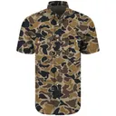 DRAKE Cinco Ranch Western Acid Wash Solid Old School SS Shirt (DS2233-016) - Drake