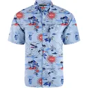 DRAKE Men's 8-Shot Flyweight Gulf of America Short Sleeve Shirt (AD9500-GUA) - Drake