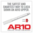 REAL AVID/REVO Lug-Lok AR10 Upper Vise Block (AVAR10LLVB) - Real Avid