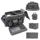 GRITR 4-in-1 Gun Range Bag w/ Tote Bag, Cleaning Mat & Admin Pouch, Grey - GRITR