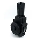 PROMAG 55rd Black Polymer Drum Magazine for FN 5.7x28mm AR Style Carbine (DRM-A80) - Promag