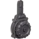 PROMAG 9mm 50rd Glock Style Drum Black Polymer Magazine For AR-15 (DRM-A12) - Promag