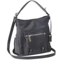 Bulldog Cases Hobo Anna Purse Holster, Fist Most Small Autos, Black Color, Leather BDP-053 - Bulldog Cases