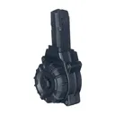 PROMAG For AR-15 9mm Glock Style 30rd Polymer Black Drum Magazine (DRM-A26) - Promag