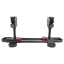 Birchwood Casey Secure Lock, Gun Vise, Rigid Steel Frame With Adjustable Non-Slip Leveling Feet, Non-Marring Materials, Spring Loaded Pull Pins For Easy Slide Adjustments, Black/Red BC-SLGV - Birchwood Casey