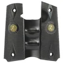 Pachmayr Grip, Signature, Fits Colt 1911 Gripper, Fits with Finger Grooves, Black 5008 - Pachmayr