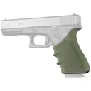 Hogue HandALL Beavertail Grip Sleeve, Fits Glock 17, 17MOS, 17L, 22, 35, 35MOS, 34, 34MOS, 31, 37, OD Green 17031 - Hogue