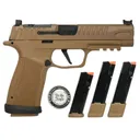 SIG SAUER P365 Fuse 9mm 4.3in 17rd/21rd Coyote Semi-Auto Pistol (365XF-9-CFO-2A) - Sig Sauer