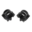 WEAVER Quad-Lock 1in High Silver Scope Rings (49056) - Weaver
