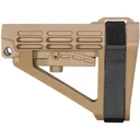 SB TACTICAL SBA4 5-Position Adjustable FDE Pistol Stabilizing Brace (SBA4X-02-SB) - SB Tactical