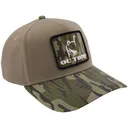 DRAKE LOST Hat X Ol Tom Easy 5-Panel Mossy Oak Bottomland OSFM Hybrid Square Cap (OT6201-006) - Drake Waterfowl