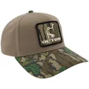 DRAKE LOST Hat X Ol Tom Easy 5-Panel Mossy Oak Greenleaf OSFM Hybrid Square Cap (OT6201-012) - Drake Waterfowl