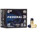 FEDERAL Syntech Defense 40 S&W 175 Grain 20Rd Box Handgun Ammo (S40SJT1) - Federal Ammo