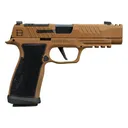 SIG SAUER P365-DH3 AXG 9mm Luger 3.7in 3x10rd Coyote Optic-Ready Striker-Fired Pistol (365AXGF-9-DH3-10) - Sig Sauer