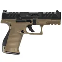 WALTHER PDP Two Tone Compact OR 9mm 4in 2x 10rd Mags FDE Frame Striker-Fired Pistol (2871939) - Walther