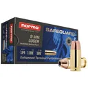 NORMA USA 9mm Luger Safeguard JHP 124gr 50rd/Box Ammo (801907288) - Norma Usa