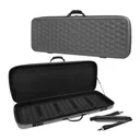 GRITR 42" Tactical Padded Double Rifle EVA Case, Gray - Gritr