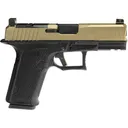 LONE WOLF DISTRIBUTORS Dusk19 9mm 4.02in 15rd Black/FDE Striker Fired Pistol (LWD-DUSK19-FDE-BLK) - Lone Wolf Arms