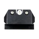NIGHT FISION .180in Blade White Front Ring/U Notch Black Rear Rings Night Sight Set for 1911 (1911-325-007-WGZG) - Night Fision