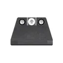 NIGHT FISION Suppressor Height White/Black Rings Night Sight Set For Sig P320/P365 (SIG-179-003-WGZG) - Night Fision