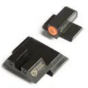 NIGHT FISION Orange Front Ring/U Notch Black Rear Rings Night Sight Set for S&W M&P Shield/Shield Plus (SAW-202-007-OGZG) - Night Fision