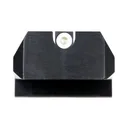NIGHT FISION .180in Blade White Front Ring/U Notch Blank Rear Night Sight Set for 1911 (1911-325-014-WGZX) - Night Fision