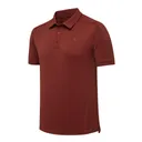 BERETTA Men's Champion's Edge Madder Brown Polo (MT461T258408E4) - Beretta