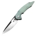 BESTECH KNIVES Ornetta 3.54in Linerlock Jade Handle Folding Knife (BTKG50D) - Bestech Knives