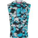 DRAKE Men's Lakeshore Performance Old School Neon Blue Sleeveless Hoodie T-Shirt (DS0118-ONB) - Drake