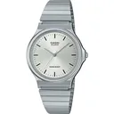 CASIO Men's Vintage Series Silver Quartz Analog Watch (MQ24D-7E) - Casio