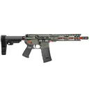 DIAMONDBACK DB15 .300 BLK 10in 30rd Jungle Green w/ Red Accents AR Pistol (DB196BB791) - Diamondback