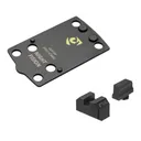 NIGHT FISION Optic Plate + Blacked Out Sights Combo: EPS Carry to Glock 43x MOS (GLK-OPBS-EPSC-43X-ZXZX) - Night Fision