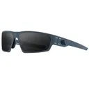GATORZ EYEWEAR Warhawk Slate Frame w/ Black Logo and MilSpec Ballistic Smoke Anti-Fog Lens Sunglasses (GZ-15-099) - Gatorz Eyewear