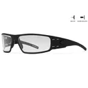 GATORZ EYEWEAR Magnum Black/Black Logo Sunglasses w/ MILSPEC ANSI Z87.1 Ballistic Anti-Fog Clear Lens (GZ-01-003) - Gatorz Eyewear