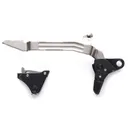 TIMNEY TRIGGERS Alpha Competition Pivot Safety Black Trigger for Glock Gen 3-4 Large Frame (Alpha-Glock-Pivot-3-4-Large-Black) - Timney Triggers