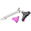 TIMNEY TRIGGERS Alpha Competition Purple Trigger for Glock Gen 5 Large Frame (Alpha-Glock-5-Large-Purple) - Timney Triggers