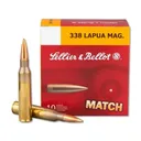 SELLIER & BELLOT Match 338 Lapua 250Gr Boat Tail Hollow Point 10/100 Rifle Ammo (SB338LMA) - Sellier and Bellot