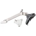 TIMNEY TRIGGERS Alpha Competition Silver Trigger for Glock Gen 5 Large Frame (Alpha-Glock-5-Large-Silver) - Timney Triggers