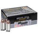 SIG SAUER Elite V-Comp 45 ACP 200 Grain JHP Ammo, 20 Round Box (E45AP1-20) - Sig Sauer