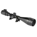 KONUS Fighter 4-16x50mm 1in Tube Dual Illuminated Ballistic Reticle Riflescope w/ Mounting Rings (7349) - Konus