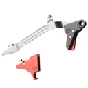 TIMNEY TRIGGERS Alpha Competition Red Replacement Trigger for Ruger RXM (Alpha-RXM-Red) - Timney Triggers