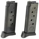 RUGER 2-Pack LCP 380 ACP 6rd Pistol Magazine w/ Finger Rest Extension (90643) - Ruger