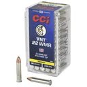 CCI VNT .22 WMR 30Gr Varmint Tipped 50rd Box Rimfire Ammo (969CC) - Cci
